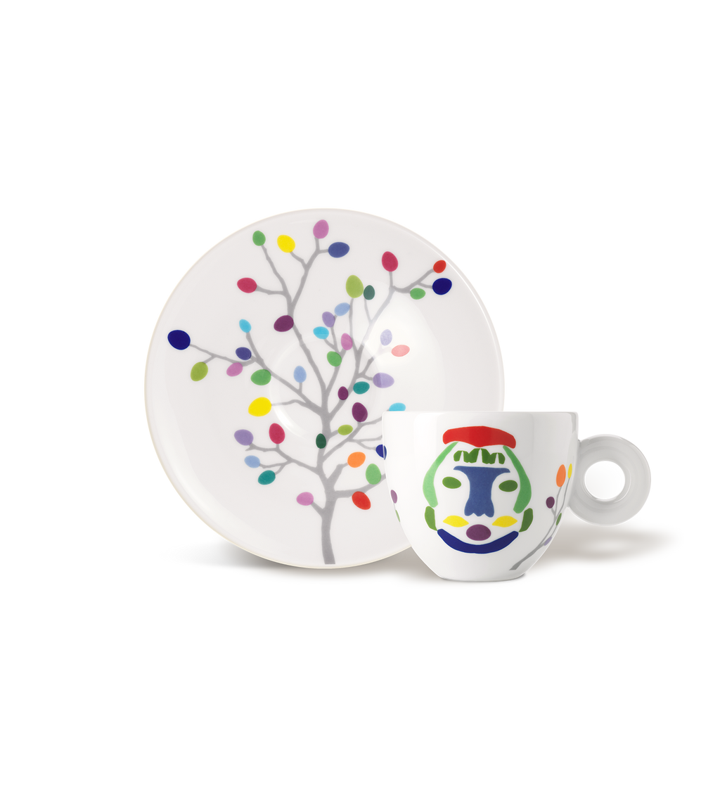 Set of 6 Cappuccino Cups - Pascale Marthine Tayou Illy Art Collection