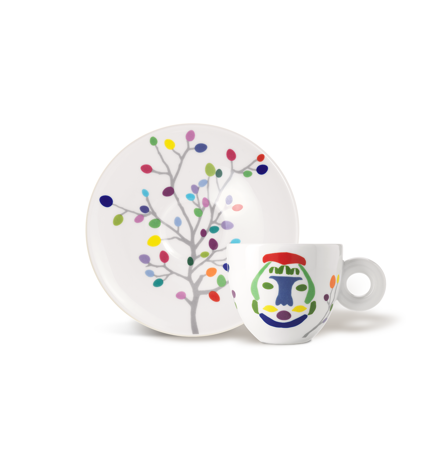 Set of 6 Cappuccino Cups - Pascale Marthine Tayou Illy Art Collection