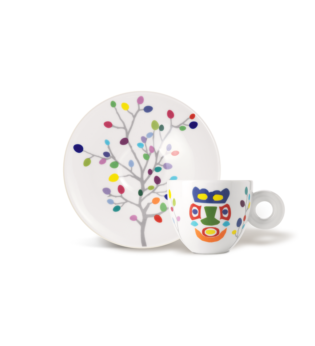 Set of 6 Cappuccino Cups - Pascale Marthine Tayou Illy Art Collection