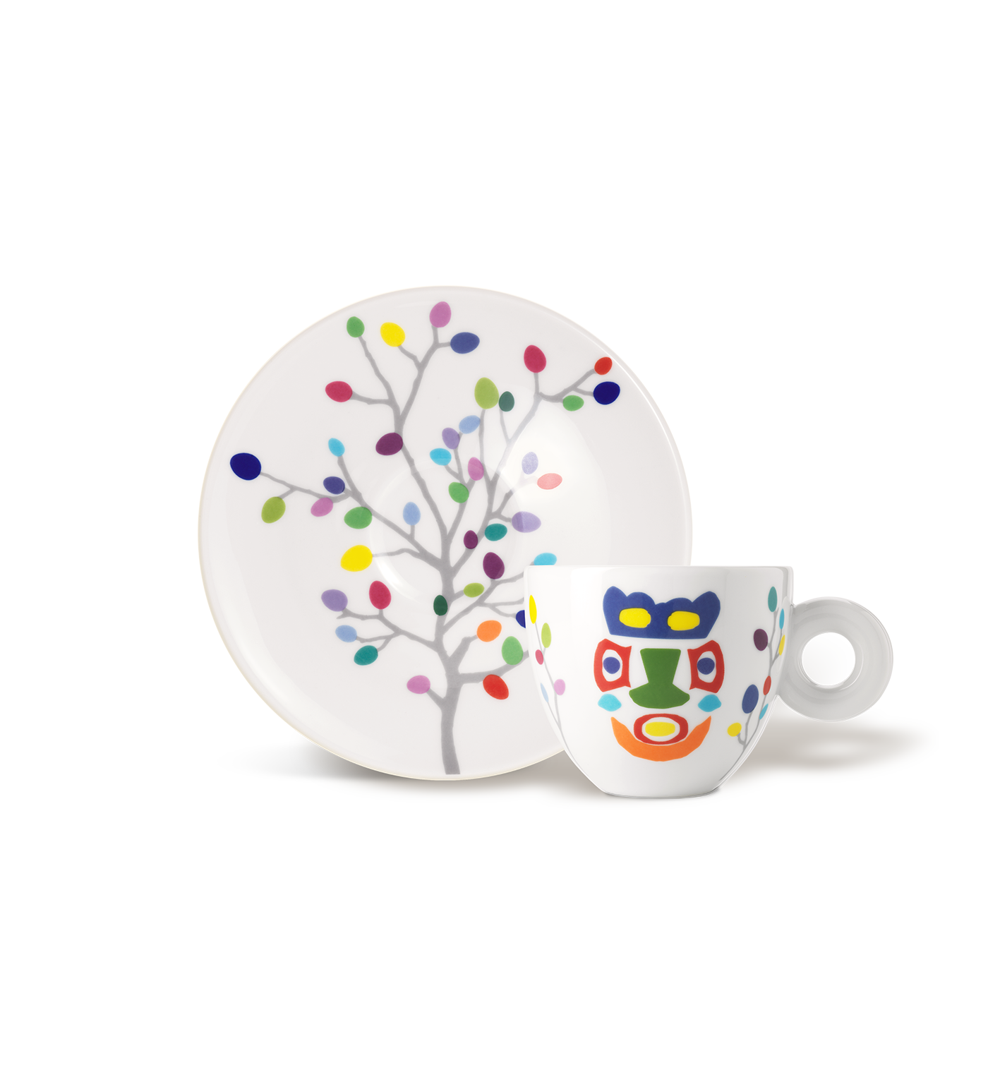 Set of 6 Cappuccino Cups - Pascale Marthine Tayou Illy Art Collection