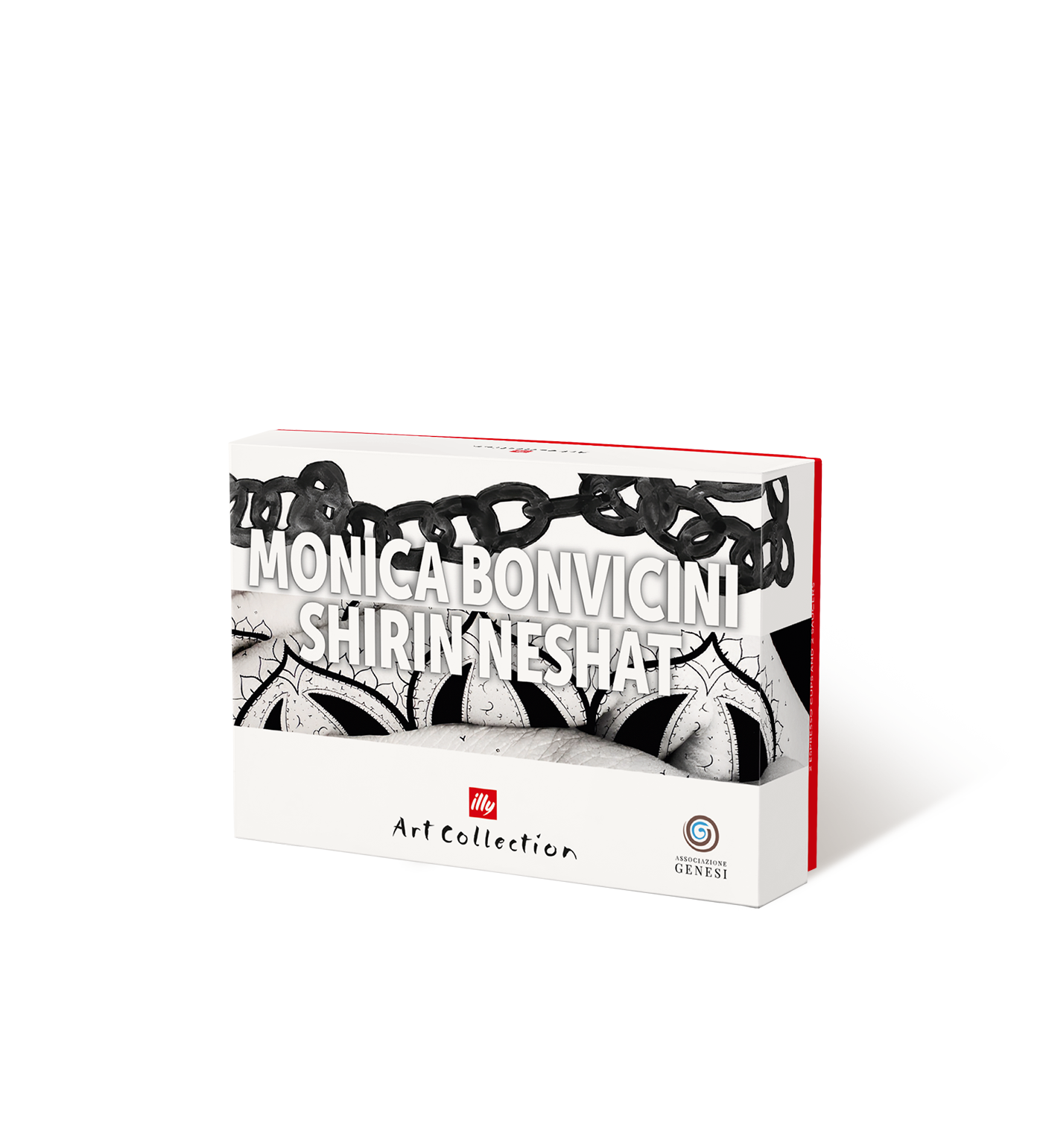 Art Collection, Genesi Collection 2 Numbered and Signed Espresso Cups Monica Bonvicini and Shirin Neshat Coffee Cups with Saucer